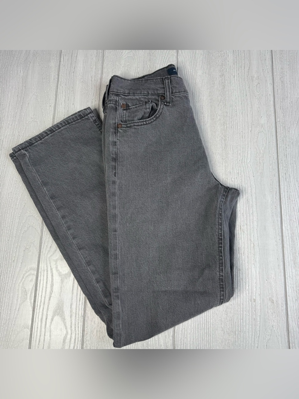 Aeropostale High Rise Baggy jeans, Size 2 Reg. Black washed